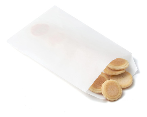 Bolsas De Papel Encerado Semitransparente 4x6 PuLG 100 Ud