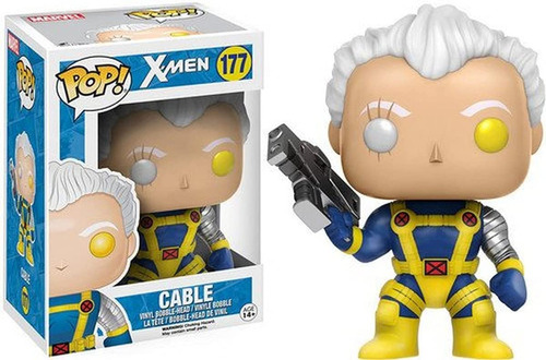 ¡funko Pop! Figura #177 De Marvel: X-men Cable Bobble