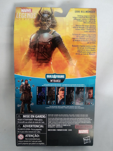 Imagen 2 de 2 de Erik Killmonger Black Panther Baf M'baku Marvel Legends
