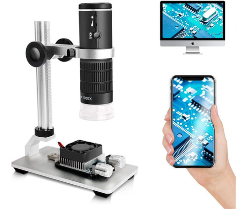 Cainda Wifi Microscopio Para iPhone Android Phone Mac Window