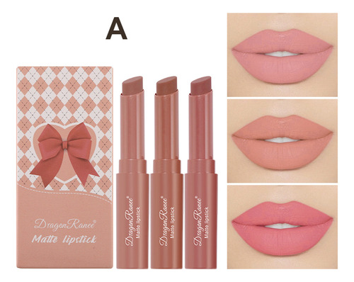 Lápiz Labial Biselado G, 3 Unidades, Color For Labios Con V