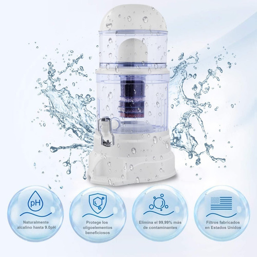Imagen 2 de 9 de Dispensador De Agua Manual Pedestal Maquina Agua Purificada