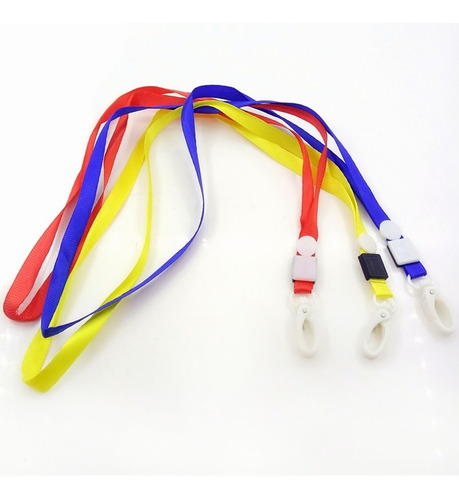 Imagen 7 de 10 de 100 Lanyard Texturados Para Porta Credencial