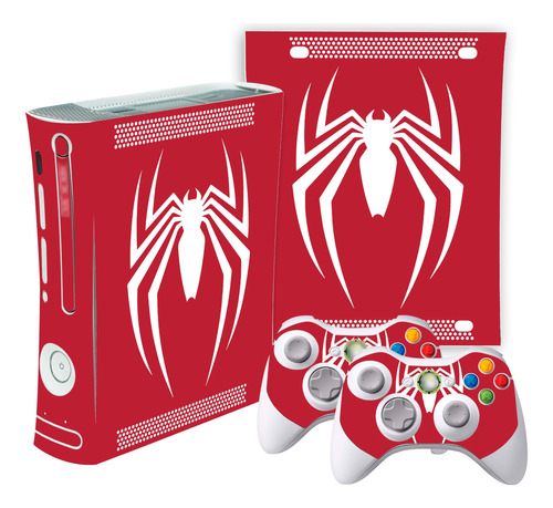 Skin Para Xbox 360 Fat  Spider M