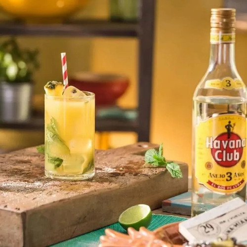 Imagen 4 de 5 de Havana Club Añejo 3 Años Ron Blanco Botella De 750 Ml Sabor Añejo 3 Años