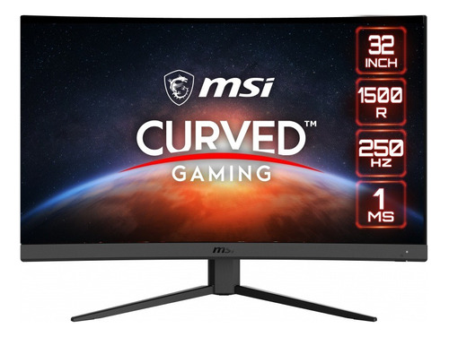 Monitor Gamer Curvo Msi G32c4x Led 32 Full Hd Freesync Color Negro