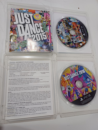 Just Dance, Lote De 4 Títulos Para Ps3 (Usado)
