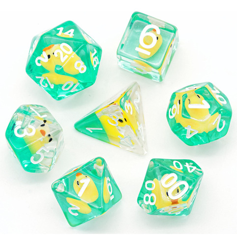 Cusdie Juego De Dados De 7 Dados Dnd, Juego De Dados Polidri