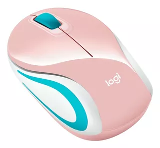 Mini Mouse Inalámbrico Logitech M187 Rosa 910-005364