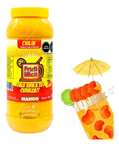 Dulce Polvo Mora Tipo Miguelito Chilin Frutimich Micheladas