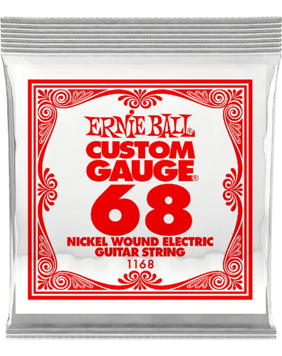 Cuerdas De Guitarra Eléctrica Ernie Ball Individuales 068