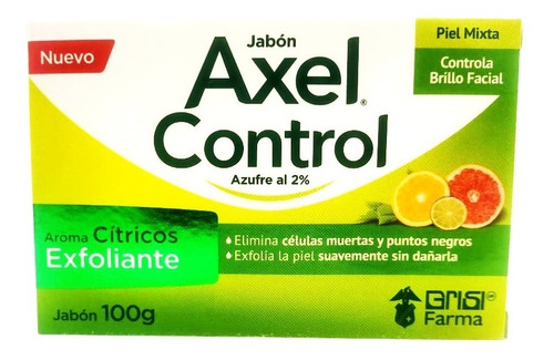Axel Jabón Control Exfoliante Aroma Cítrico 100g