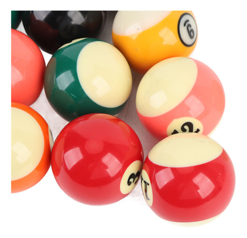 Juego De Bolas De Billar De Resina Estándar De 16 Piezas De