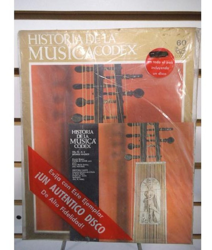 Imagen 1 de 1 de Historia De La Musica Codex 60 Fasiculo Y Disco Lp Acetato