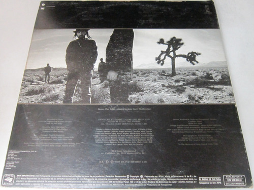 U2 - The Joshua Tree Gatefold Insert Lp