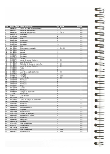 Catálogo Peças Valtra 800 L