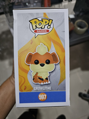 Funko Pokemon Growlithe Flocked (Usado)