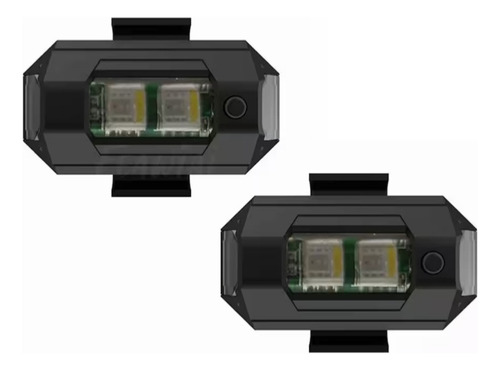 Luces Led De Advertencia Moto Auto Drones Estrobo Luces