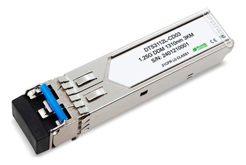 Transceiver Sfp 1.25g Duplex 1310nm Lc C/ Ddm