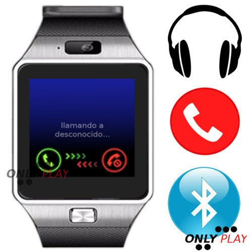 Reloj Smartwatch Dz09 Telefono Camara Android + Audifonos!!!