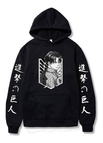 Attack On Titan Levi Shingeki No Kyojin Hoodies Hombre Anime