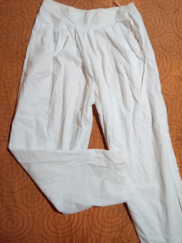 Pantalón Dama Babucha Blanco