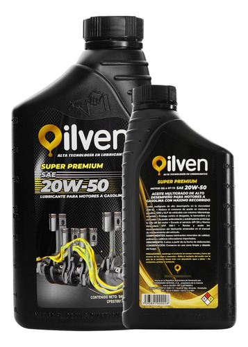 Aceite Mineral Super Premium 20w-50 Oilven 946ml