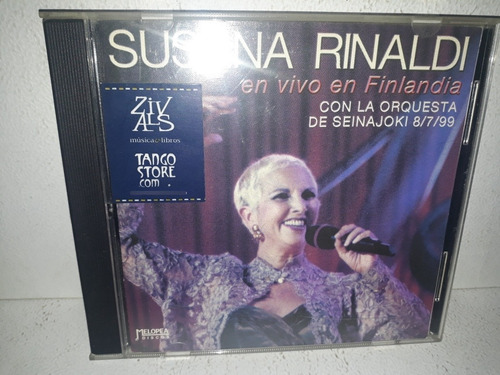 Susana Rinaldi - En Vivo En Finlandia - Cd Melopea 