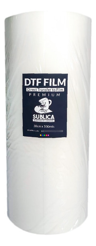 Rollo Papel Dtf Film Para Estampados 100 Metros X 30 Cm.