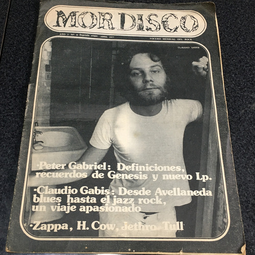 Revista Mordisco N° 8 1977 Exc Est Gabis-gabriel-zappa Y +