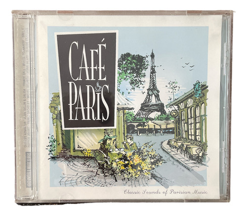 Cd Café Paris (aznavour, Alain Delon Entre Varios Artistas)