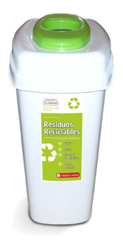 Recipiente De Residuos Reciclados C/calco X50 Lts Colombraro