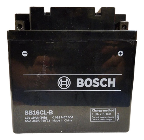 Batería Moto Bosch Bb16lb Para Honda Nx 650 Y Xr 650