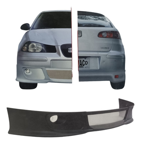 Faldon Delantero Para Seat Ibiza 03 Fibra De Vidrio