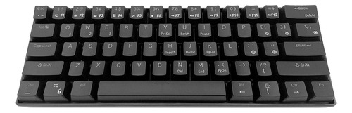 Teclado Amarillo Con 61 Interruptores Pequeños Y Rojos Para