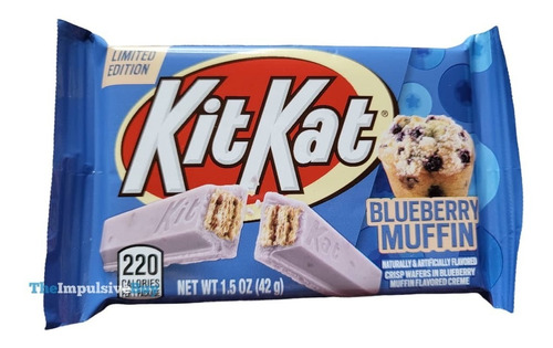 3-pack Kit Kat Muffin Mora Azul Blueberry Ed. Ltd. Barra 42g