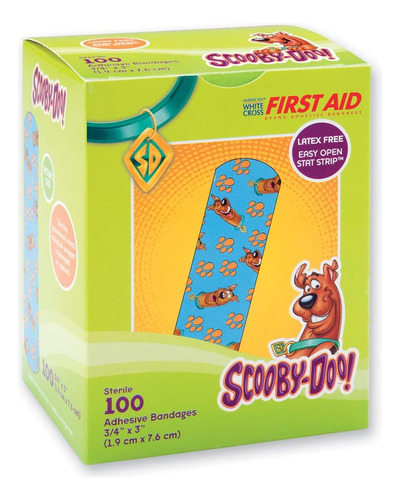 Scooby-doo Vendas De Primeros Auxilios 100 Por Paquete