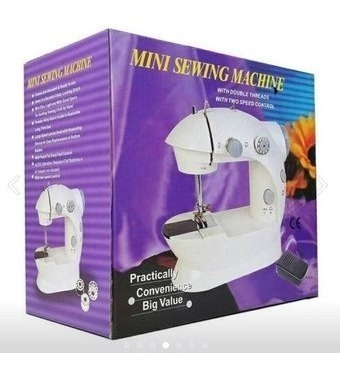 Mini Maquina De Coser Portatil A Pilas Y Corriente Potente