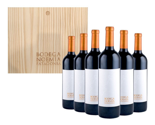 Vino Bodega Noemia Malbec Patagonia 750ml Caja X 6 X 750ml.