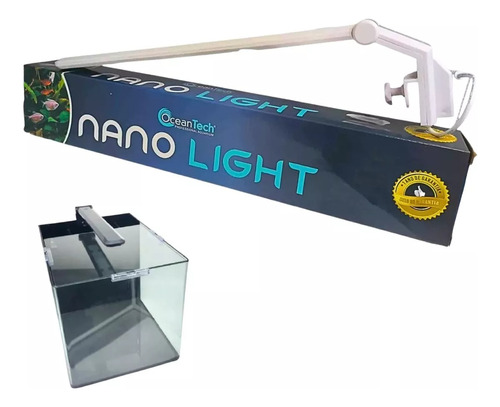Iluminador Ocean Tech Nano Light 30cm 9w Acuario Agua Dulce