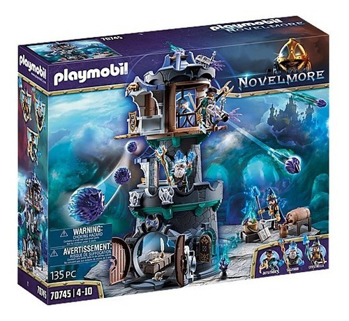 Figura Armable Playmobil Violet Vale Torre Del Mago 135 Pc