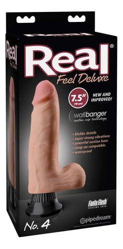 Real Feel Deluxe No.4 Sex Shop Vibrador Consolador Dildos 