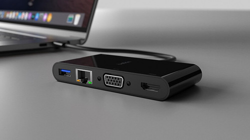 Imagen 3 de 10 de Belkin Multipuerto Usb-c 100w Con Usb 3.0/vga/hdmi(4k),lan