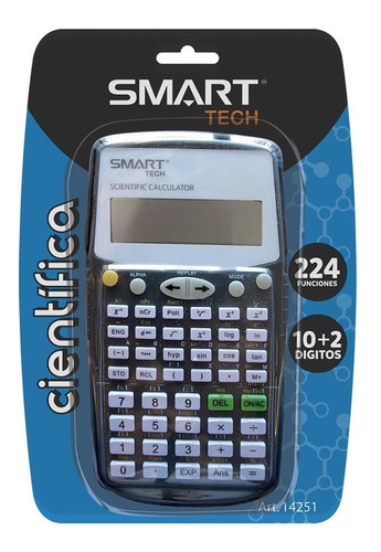 Calculadora Cientifica Smart Tech 224 Funciones 10+2 Digitos