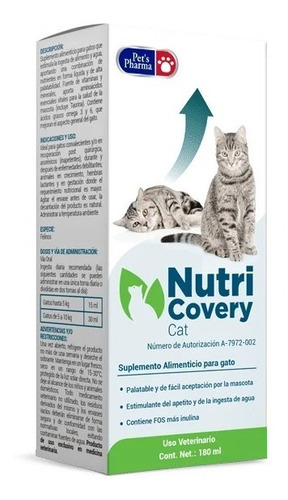 Nutricovery Gato (recovery) 180 Ml Estimula Apetito Taurina