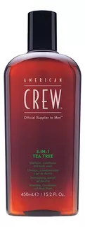 American Crew 3 In 1 Tea Tree X 450 Ml