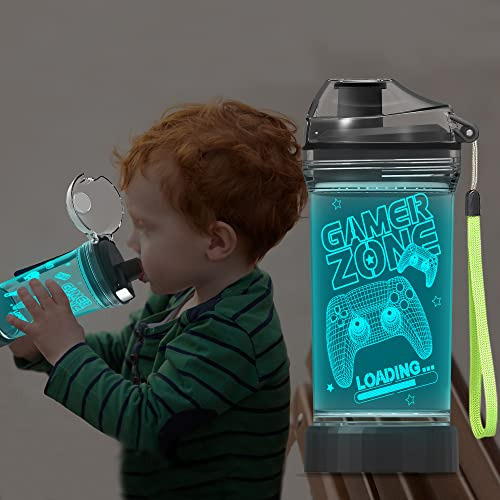 Botella De Agua Yuandian Gamer Zone Para Niños, Controller 7