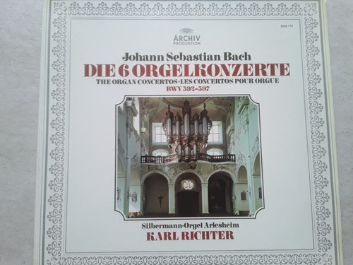 Bach - The Organ Concertos Bmv 592 597 Richter Lp Vin Kktus