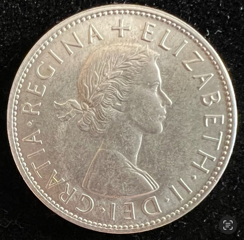Moeda Oficial Inglaterra 1967 Half Crown