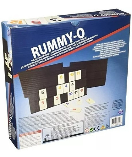Spin Master Juego De Mesa Rummy O Básico 2 A 4 Jugadores